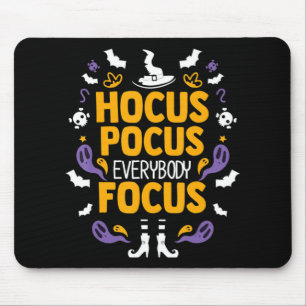 Hocus Pocus Everybody Focus Halloween Outfit Hallo Mouse Mat