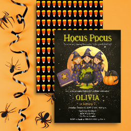Hocus Pocus Halloween Birthday Party Invitation