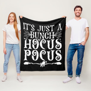 Hocus Pocus Halloween Fleece Blanket