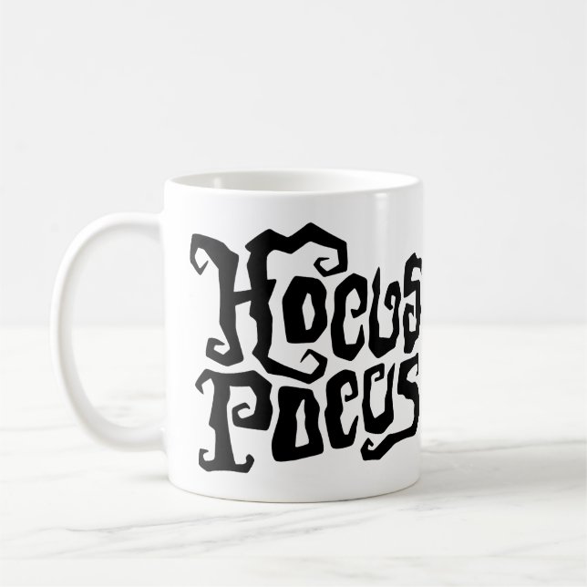 Hocus Pocus Halloween Mug – Spooky Font Coffee Cup (Left)