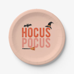 Hocus Pocus Halloween Paper Plate