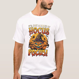Hocus Pocus Halloween Pumpkin Witch Hat Moon_1 T-Shirt
