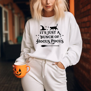 Hocus Pocus Halloween Quote Women's Grey Sweatshirt