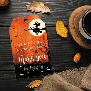 Hocus Pocus Halloween Thank You Favour Tag