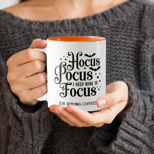Hocus Pocus Halloween Two-Tone Coffee Mug