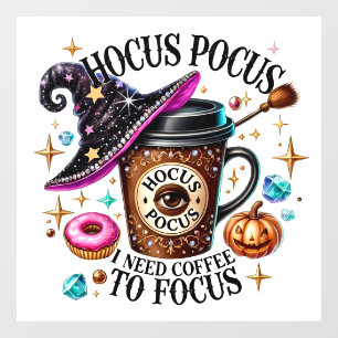 Hocus Pocus Halloween Window Cling