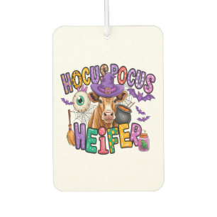 Hocus Pocus Heifer Halloween Cow Car Air Freshener