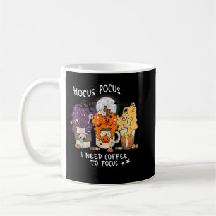 Hocus Pocus I Need Coffee to Focus Halloween Teach Coffee Mug