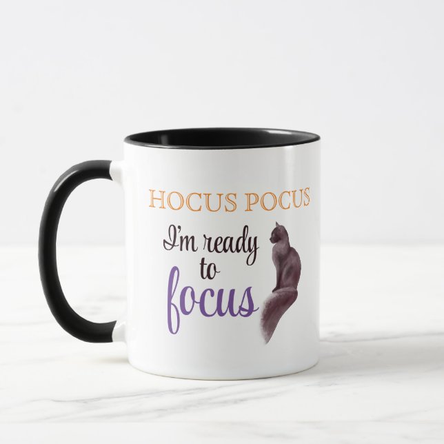 Hocus Pocus I'm Ready to Focus Mug (Left)