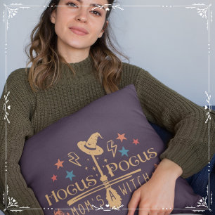 Hocus Pocus Mum's a Witch Cushion