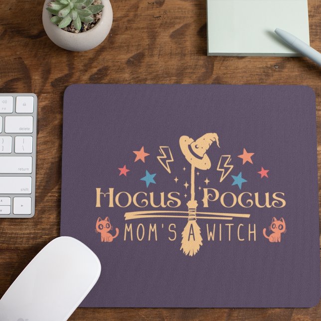 Hocus Pocus Mum's a Witch Mouse Mat (Hocus Pocus, Mom's a Witch Mousepad Cover from The Beekeeper Store)