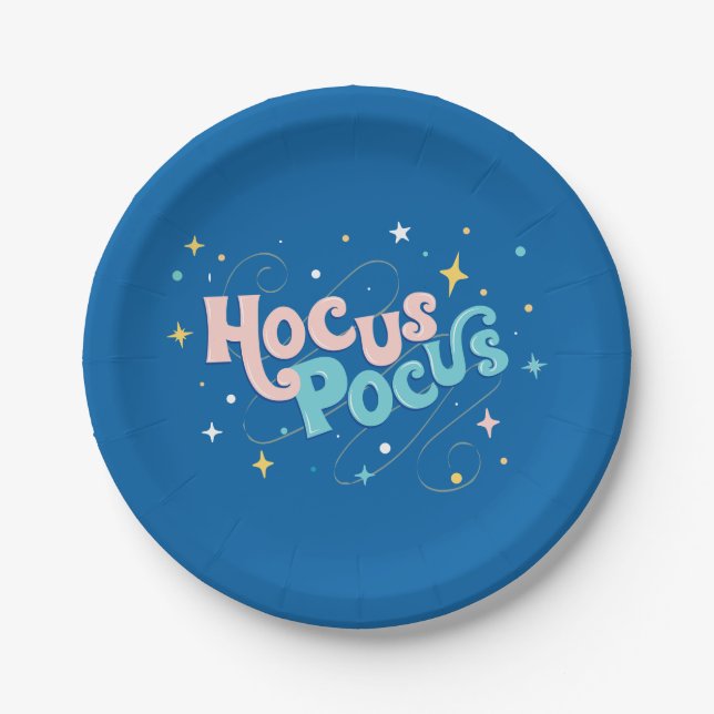 Hocus Pocus Paper Plate (Front)