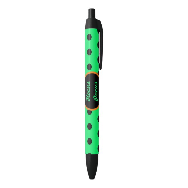 Hocus Pocus Pens (Neon Green & Black) (Bottom (Vertical))