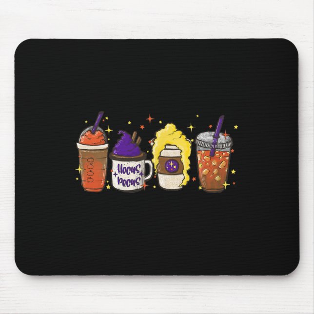 Hocus Pocus Pumpkin Spice Latte Coffee Love Fall S Mouse Mat (Front)