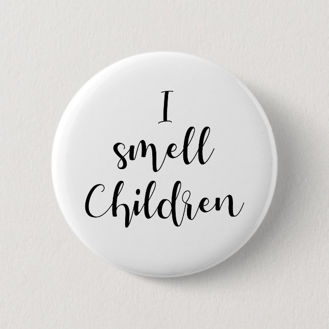 Hocus pocus quote I smell children 6 Cm Round Badge (Front)