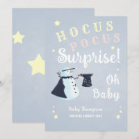 Hocus Pocus Surprise Baby Winter Snowman Pregnancy