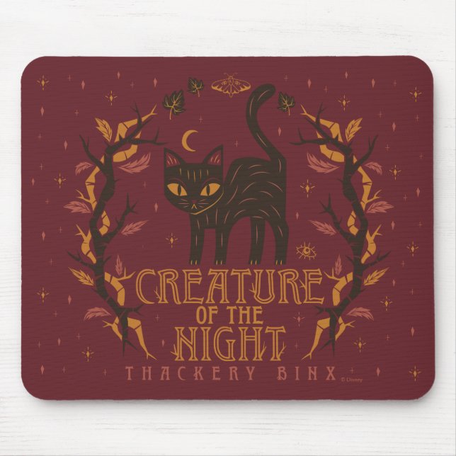 Hocus Pocus Thackery Binx Night Magic Mouse Mat (Front)