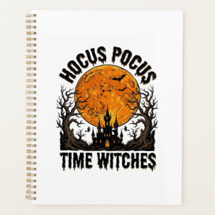 Hocus Pocus Time Witches Vintage Halloween Shirt D Planner