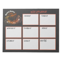 Hocus Pocus weekly planner sheets