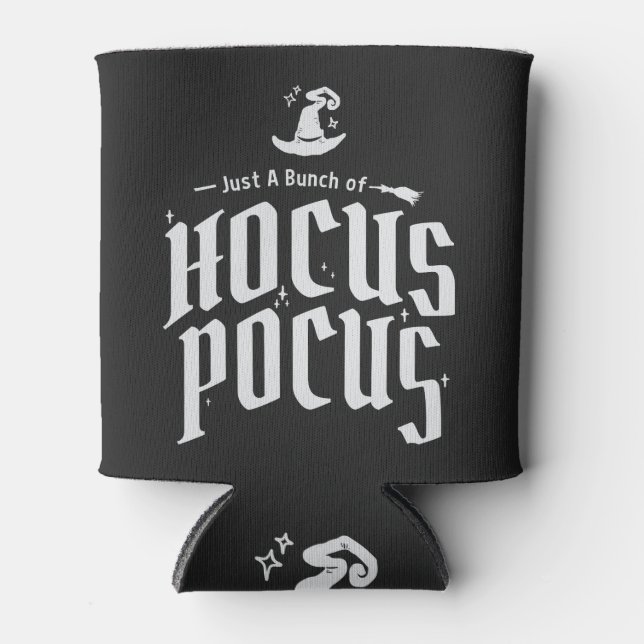 Hocus Pocus Witch Funny Halloween Can Cooler (Front)