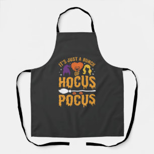 Hocus Pocus Witch Halloween Vector Design Apron