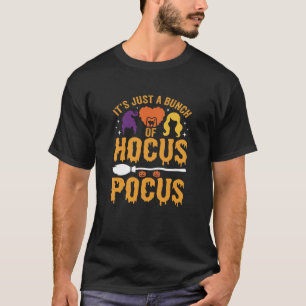 Hocus Pocus Witch Halloween Vector Design T-Shirt