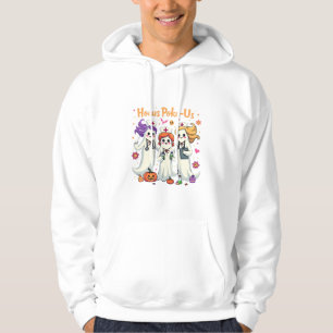 Hocus-Poke Us Nursing Spooky Halloween Ghost  Hoodie