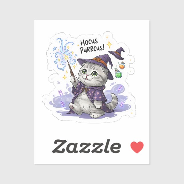 Hocus Purrcus Fold – Scottish Fold Cat Halloween (Sheet)