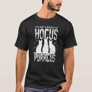 Hocus Purrcus Halloween Witch Cats Parody 3 T-Shirt