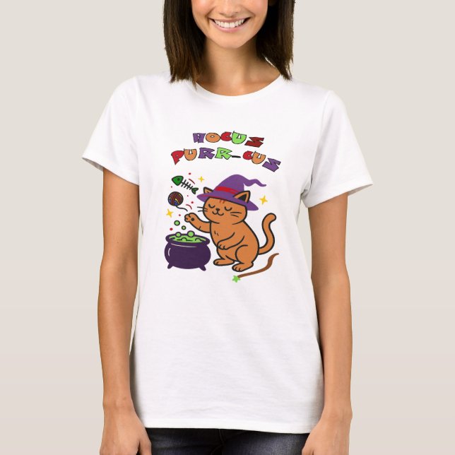 Hocus Purrcus T-Shirt (Front)