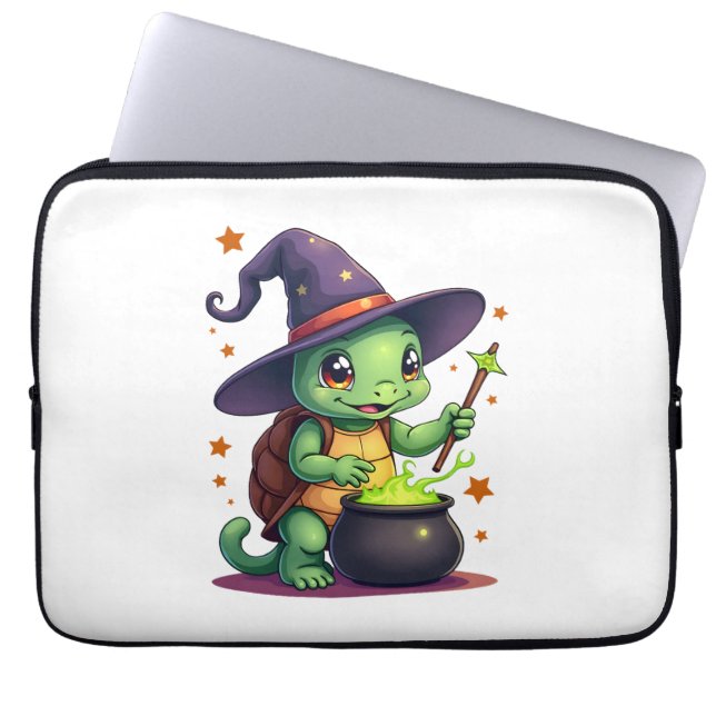 Hocus Shellcus Turtle Laptop Sleeve (Front)