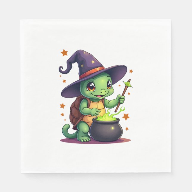 Hocus Shellcus Turtle Napkin (Front)