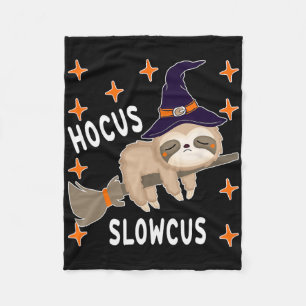Hocus Slowcus Cute Funny Sloth Halloween Costume G Fleece Blanket