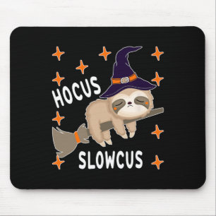 Hocus Slowcus Cute Funny Sloth Halloween Costume G Mouse Mat