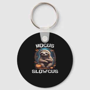 Hocus Slowcus Sloth lovers Halloween costume tee E Key Ring