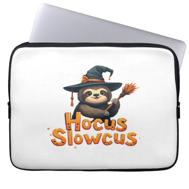 Hocus Slowcus Sloth lovers Halloween costume tee E Laptop Sleeve (Front)