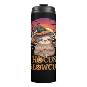 Hocus Slowcus Sloth lovers Halloween costume tee E Thermal Tumbler
