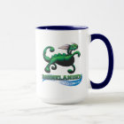 Hodag beach ball glass mug