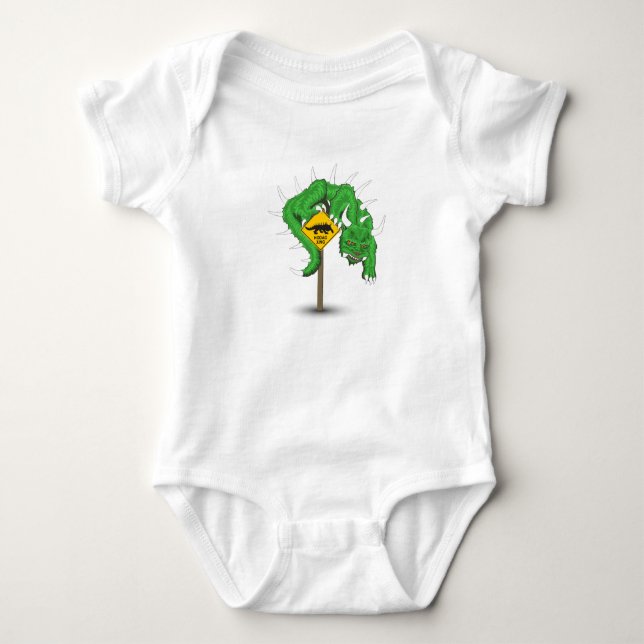 Hodag Crossing Baby Bodysuit (Front)