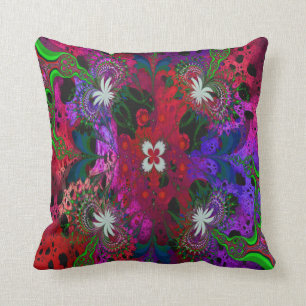 Hodge Podge Floral Abstract Cushion
