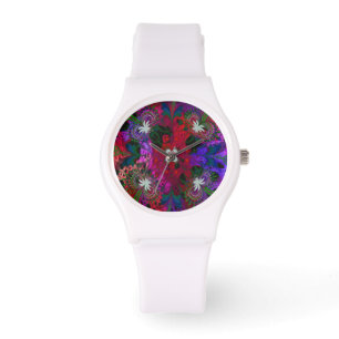 Hodge Podge Floral Abstract Watch