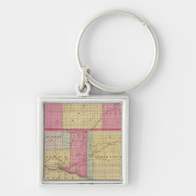 Hodgeman and Ford Counties, Bellefont, Kansas Key Ring (Front)