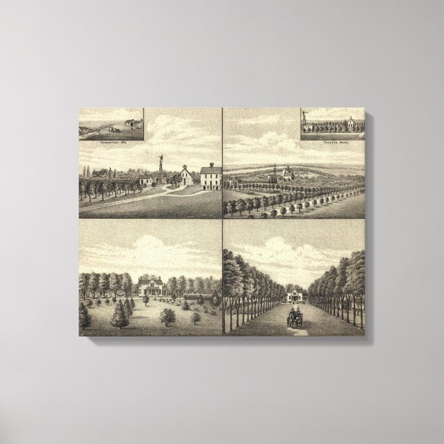 Hodges Home, Nebraska Canvas Print (Front)