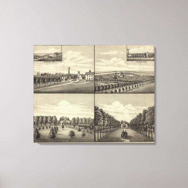 Hodges Home, Nebraska Canvas Print (Front)