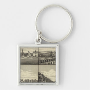 Hodges Home, Nebraska Key Ring