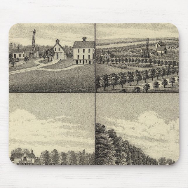 Hodges Home, Nebraska Mouse Mat (Front)