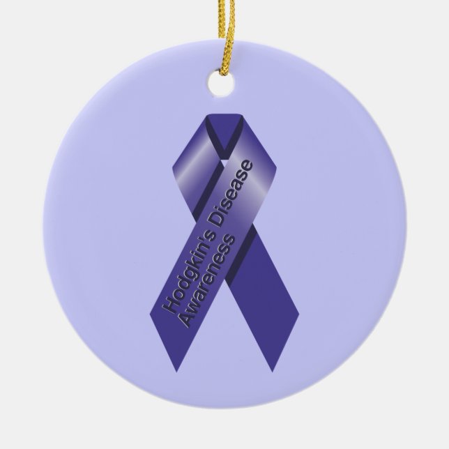 Hodgkin's Disease Awareness Ornament (Front)