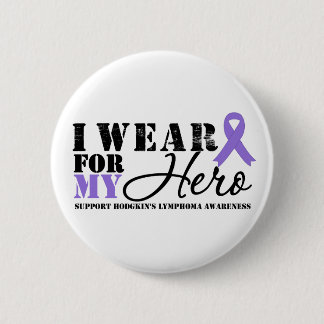 Hodgkin's Disease Hero Ribbon 6 Cm Round Badge