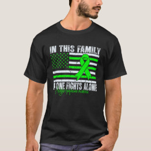 Hodgkin's Lymphoma Cancer Awareness Flag us Hodgki T-Shirt