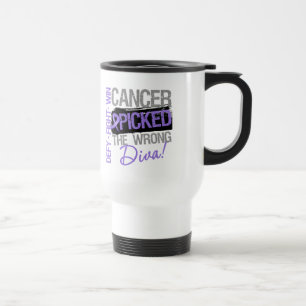 Hodgkins Lymphoma Cancer Picked The Wrong Diva Travel Mug